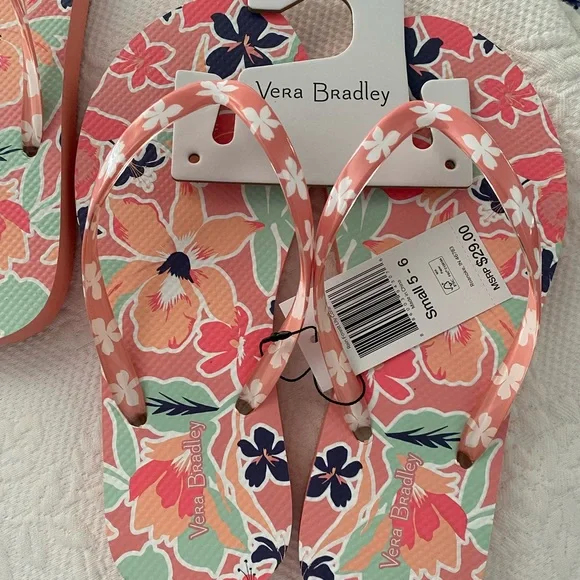 Vera Bradley Flip Flops - Picture 1 of 5